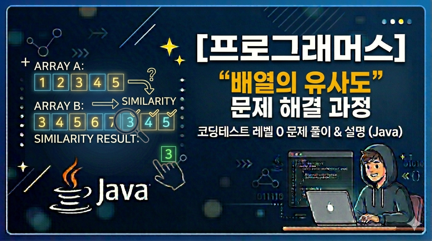 [프로그래머스] 배열의 유사도 (Java)
