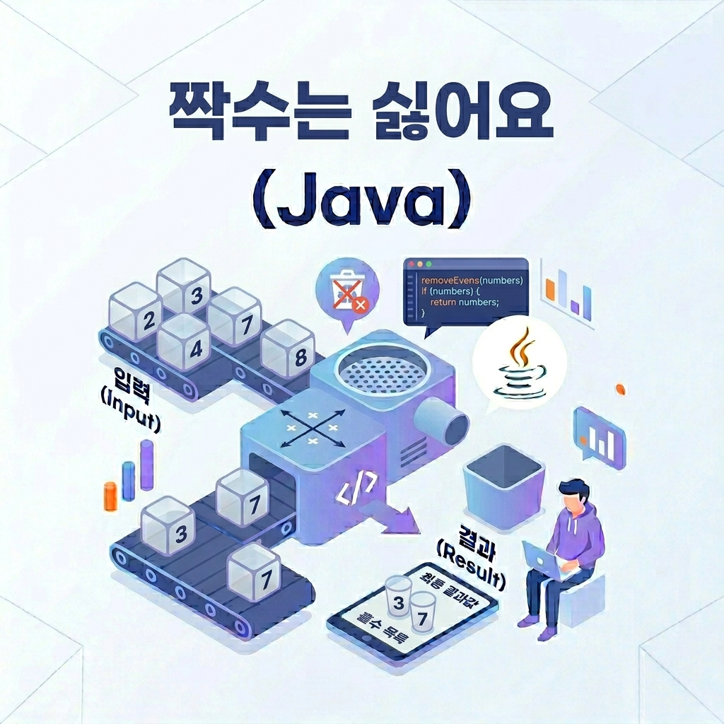 [프로그래머스] 짝수는 싫어요 (Java)