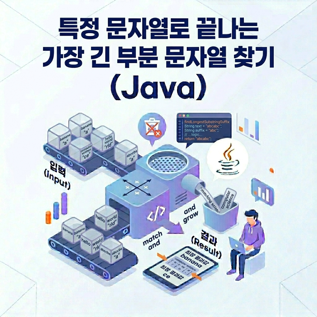 [프로그래머스] 특정 문자열로 끝나는 가장 긴 부분 문자열 찾기 (Java)